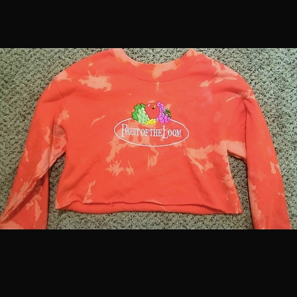 Crop Top Sweater Fruit of the Loom Medium Ultra Comfy